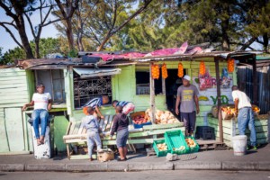 Street shop in township