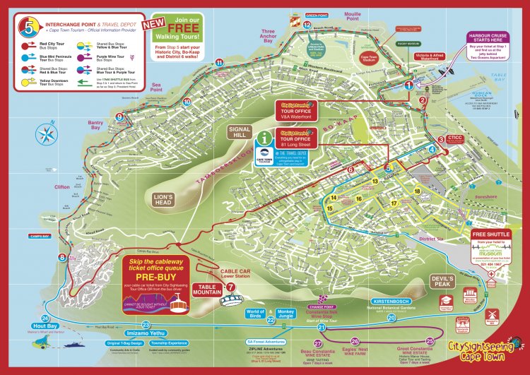 cape town bus tour routes